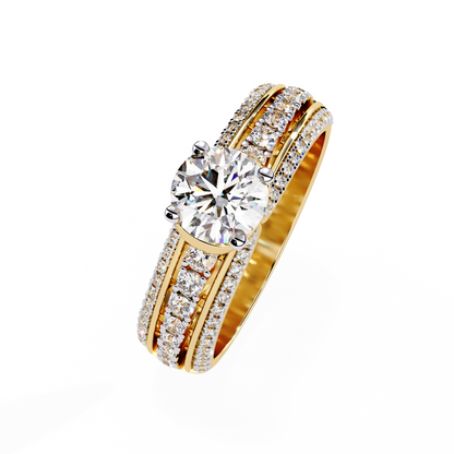 Ophira Grandeur Pavé Lab Grown Diamond Ring