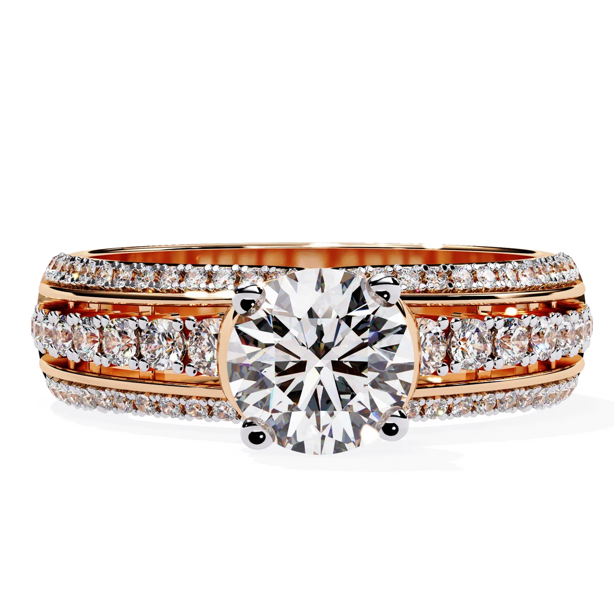 Ophira Grandeur Pavé Lab Grown Diamond Ring - Ophiratbf