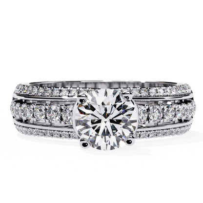Ophira Grandeur Pavé Lab Grown Diamond Ring