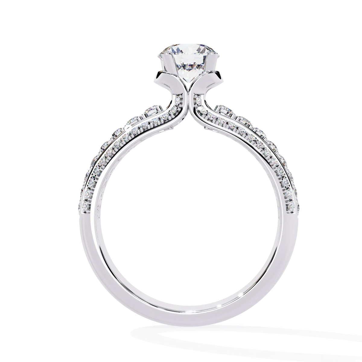 Ophira Grandeur Pavé Lab Grown Diamond Ring - Ophiratbf