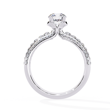 Ophira Grandeur Pavé Lab Grown Diamond Ring
