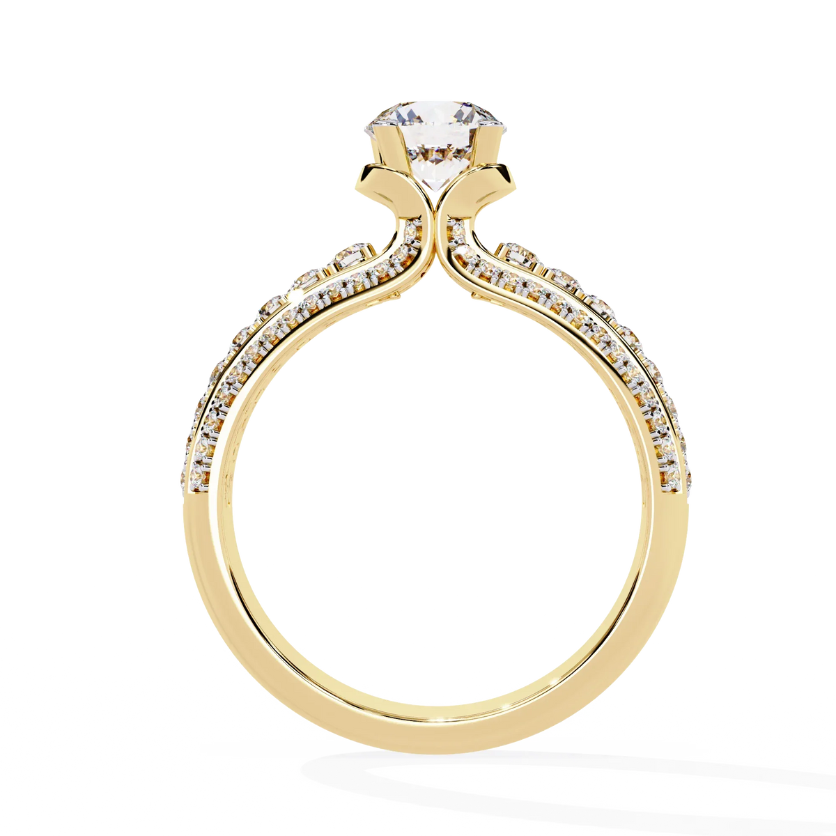 Ophira Grandeur Pavé Lab Grown Diamond Ring - Ophiratbf