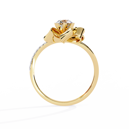 Ribbon Bloom Lab Grown Diamond Ring