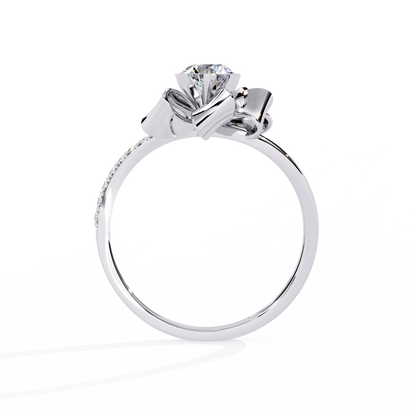 Ribbon Bloom Lab Grown Diamond Ring