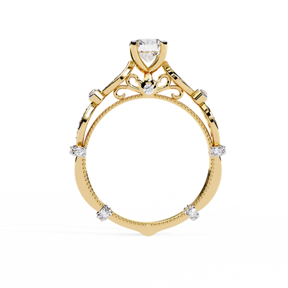 Navette Grace Lab Grown Diamond Ring