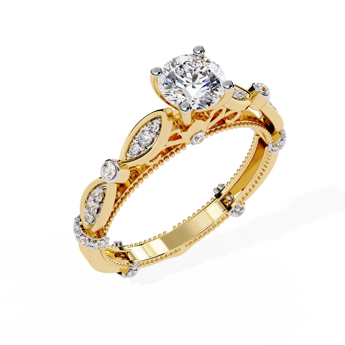 Navette Grace Lab Grown Diamond Ring - Ophiratbf