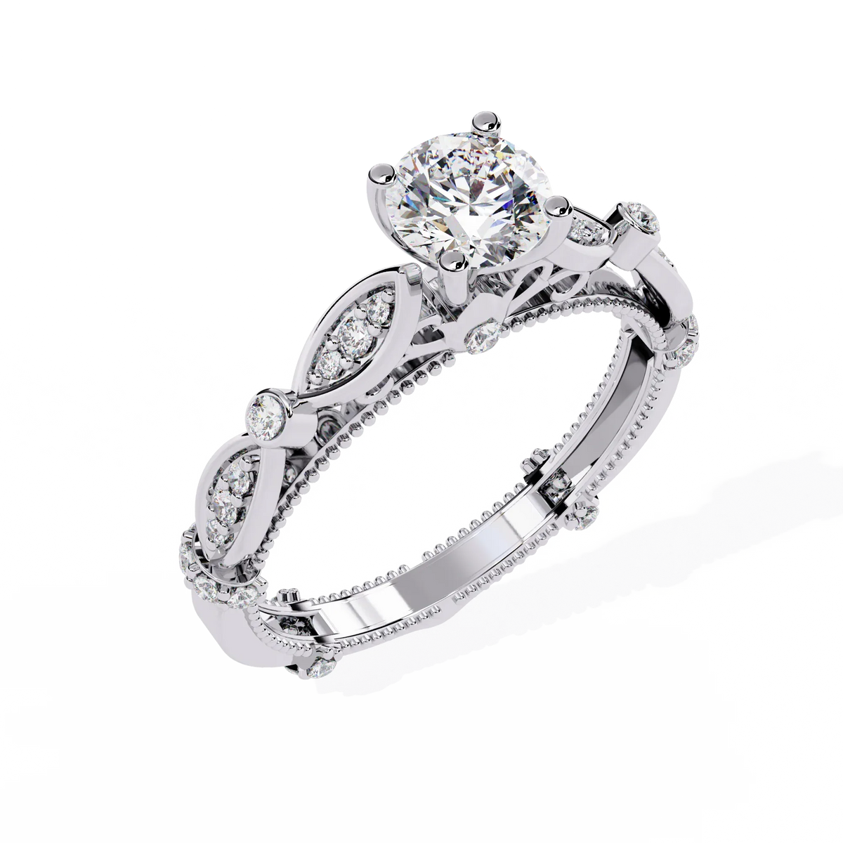 Navette Grace Lab Grown Diamond Ring - Ophiratbf