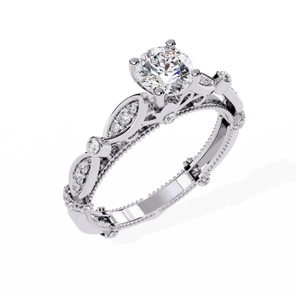 Navette Grace Lab Grown Diamond Ring