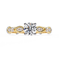 Navette Grace Lab Grown Diamond Ring - Ophiratbf
