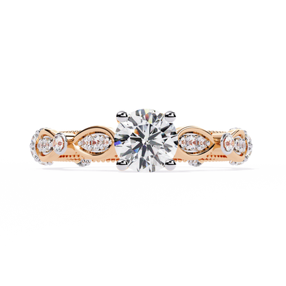 Navette Grace Lab Grown Diamond Ring