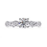 Navette Grace Lab Grown Diamond Ring - Ophiratbf