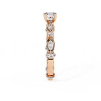Navette Grace Lab Grown Diamond Ring - Ophiratbf