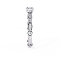 Navette Grace Lab Grown Diamond Ring - Ophiratbf