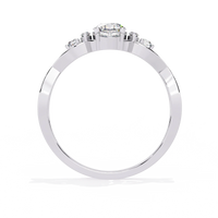 Infinity Petal Lab Grown Diamond Ring - Ophiratbf
