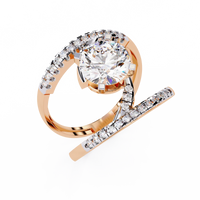 Spiral Embrace Lab Grown Diamond Ring - Ophiratbf