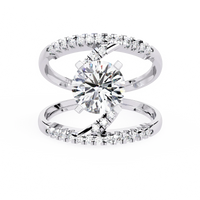 Spiral Embrace Lab Grown Diamond Ring - Ophiratbf