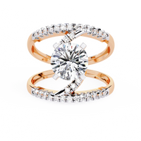 Spiral Embrace Lab Grown Diamond Ring - Ophiratbf