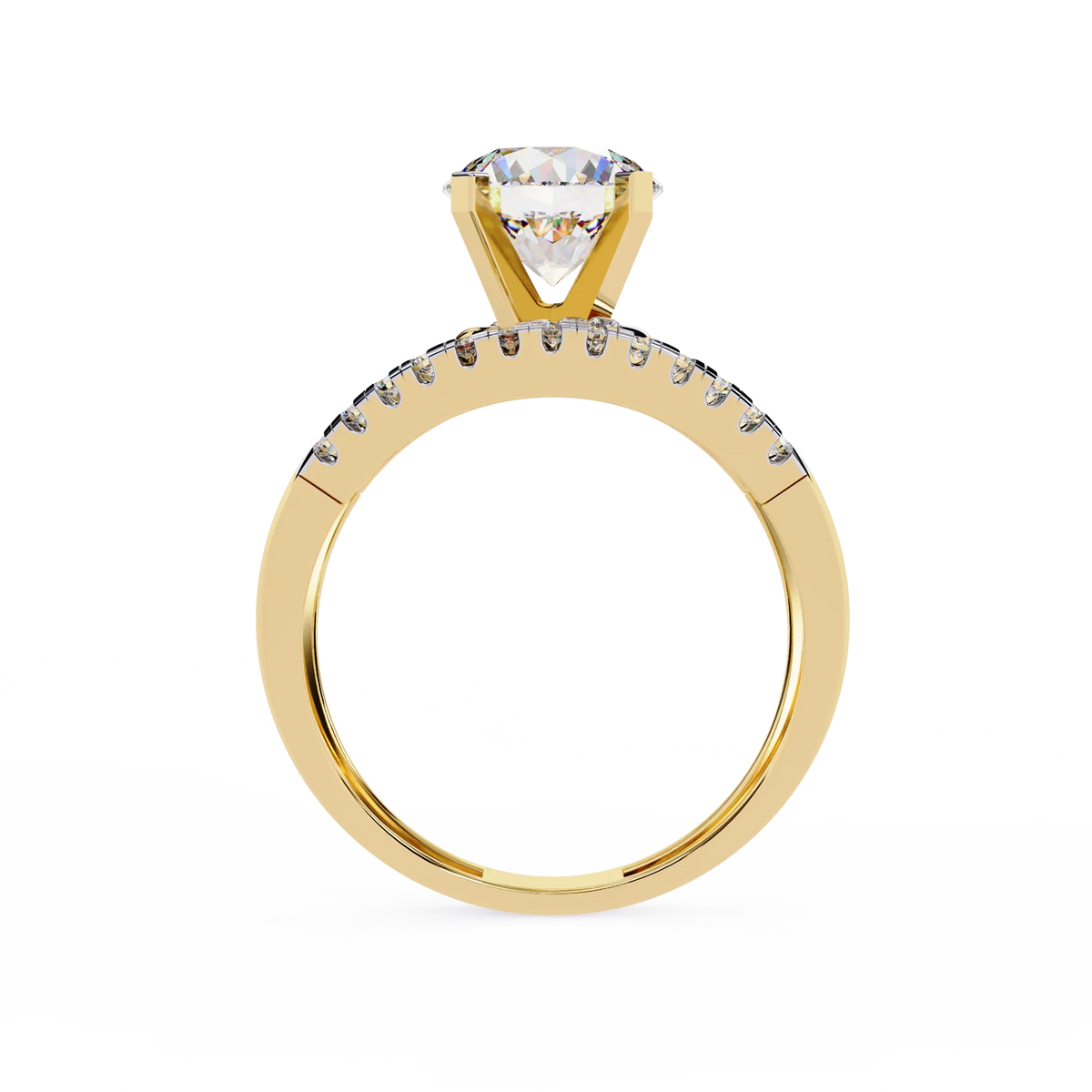 Spiral Embrace Lab Grown Diamond Ring - Ophiratbf