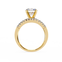Spiral Embrace Lab Grown Diamond Ring - Ophiratbf