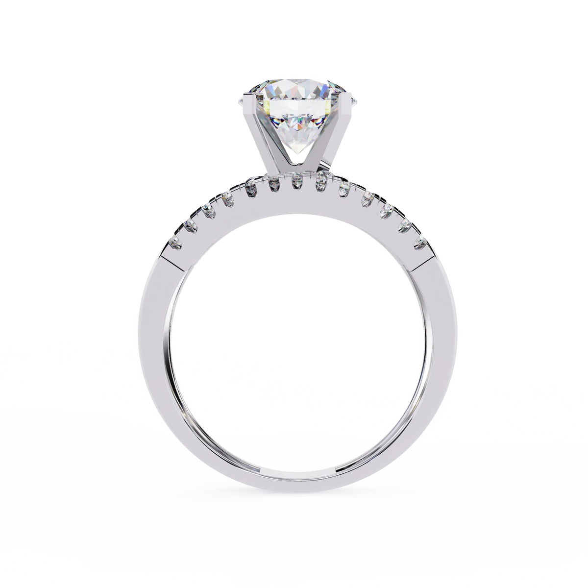 Spiral Embrace Lab Grown Diamond Ring - Ophiratbf