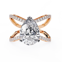 Nova Criss Cross Lab Grown Diamond Ring - Ophiratbf