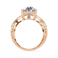 Nova Criss Cross Lab Grown Diamond Ring - Ophiratbf