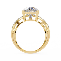 Nova Criss Cross Lab Grown Diamond Ring - Ophiratbf