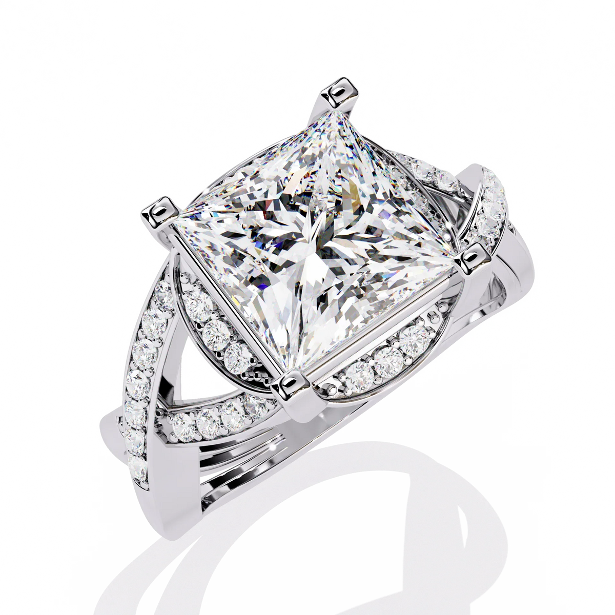 Iconic Princess Lab Grown Diamond Ring - Ophiratbf