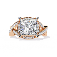 Iconic Princess Lab Grown Diamond Ring - Ophiratbf