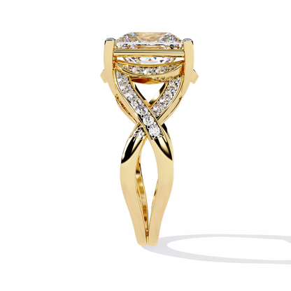 Iconic Princess Lab Grown Diamond Ring