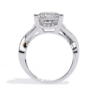 Iconic Princess Lab Grown Diamond Ring - Ophiratbf