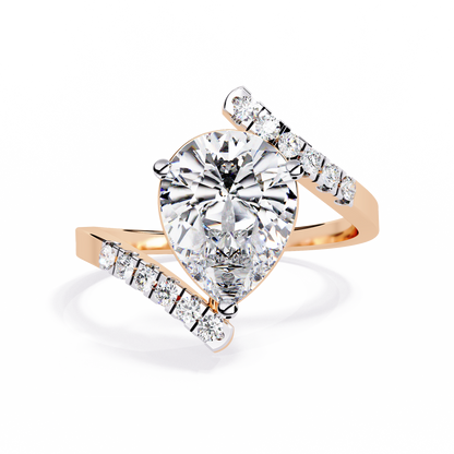 Ophira Flow Bypass Lab Grown Diamond Ring