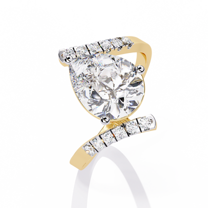 Ophira Flow Bypass Lab Grown Diamond Ring