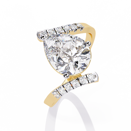 Ophira Flow Bypass Lab Grown Diamond Ring