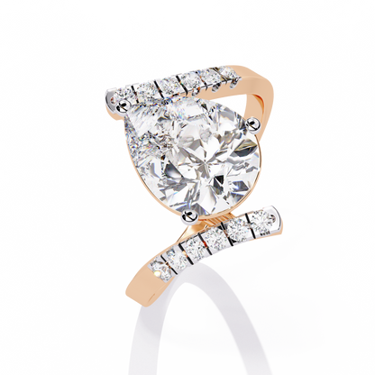 Ophira Flow Bypass Lab Grown Diamond Ring