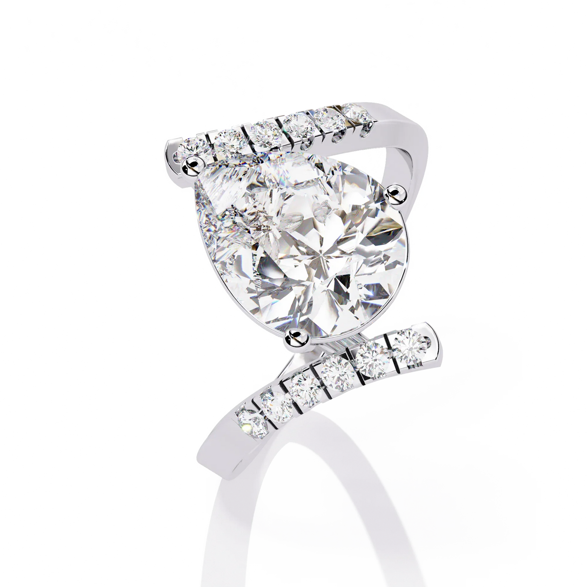 Ophira Flow Bypass Lab Grown Diamond Ring - Ophiratbf