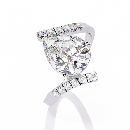 Ophira Flow Bypass Lab Grown Diamond Ring