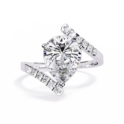 Ophira Flow Bypass Lab Grown Diamond Ring