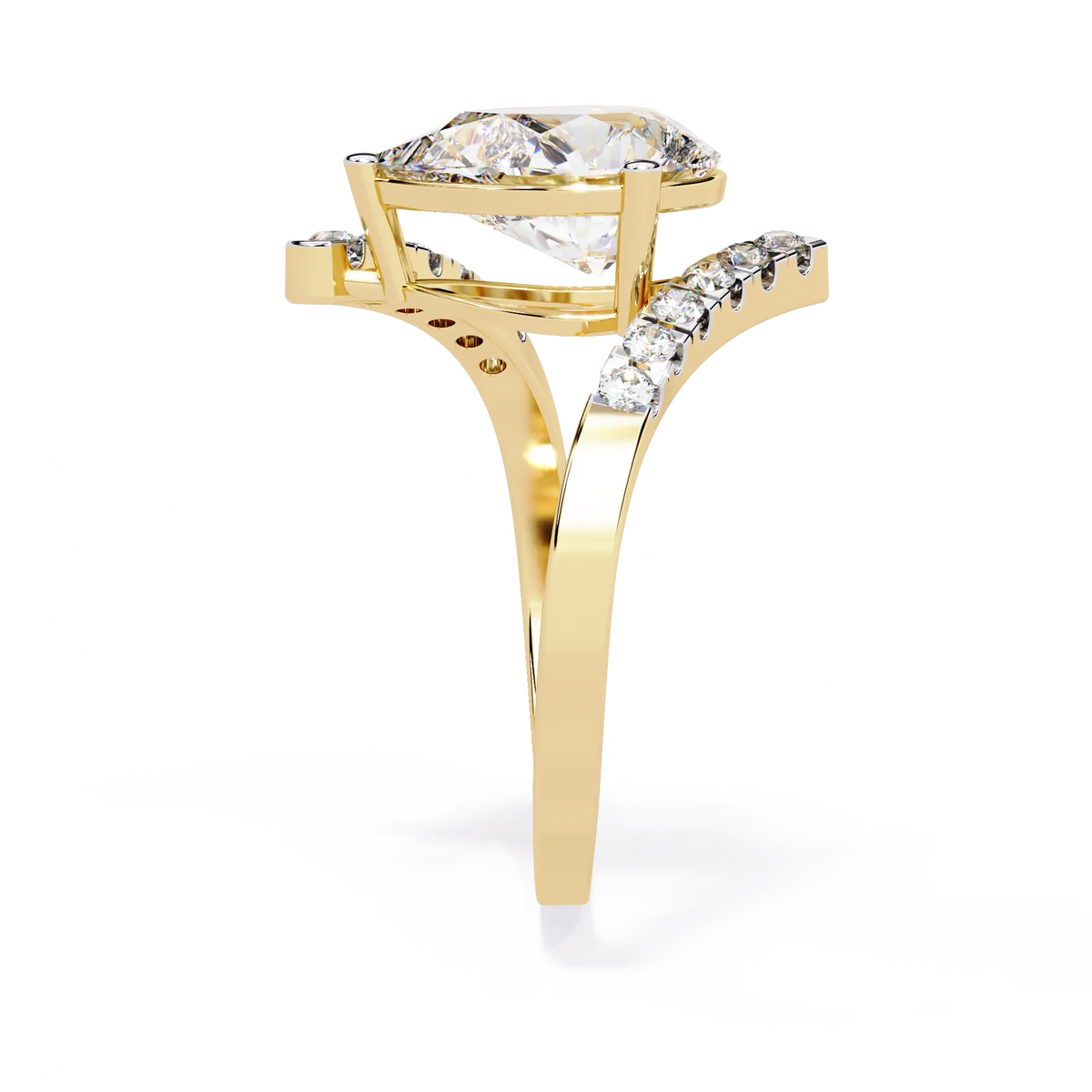 Ophira Flow Bypass Lab Grown Diamond Ring - Ophiratbf