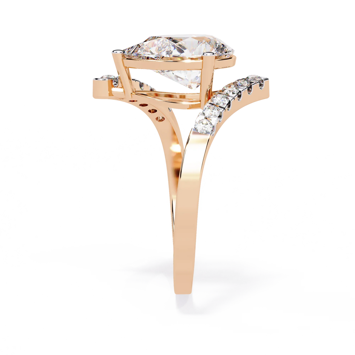 Ophira Flow Bypass Lab Grown Diamond Ring - Ophiratbf
