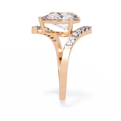 Ophira Flow Bypass Lab Grown Diamond Ring
