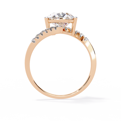 Ophira Flow Bypass Lab Grown Diamond Ring