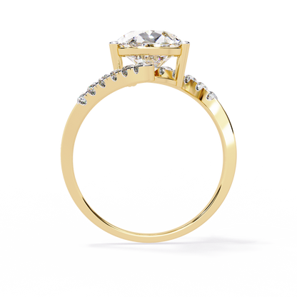 Ophira Flow Bypass Lab Grown Diamond Ring