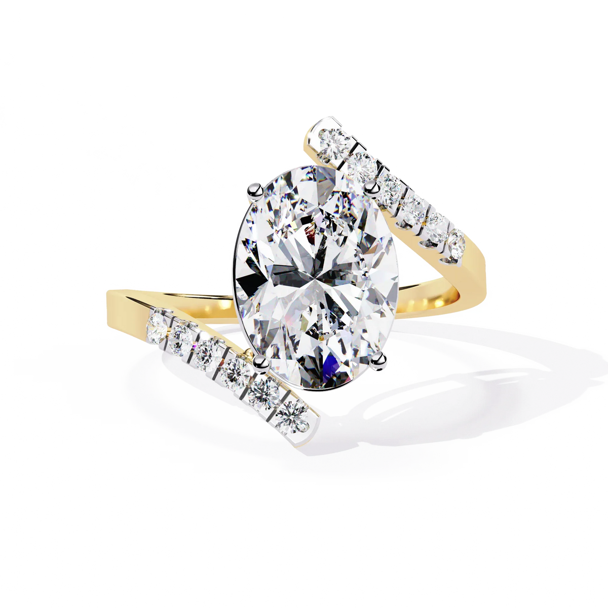 Ophira Arc Bypass Lab Grown Diamond Ring - Ophiratbf