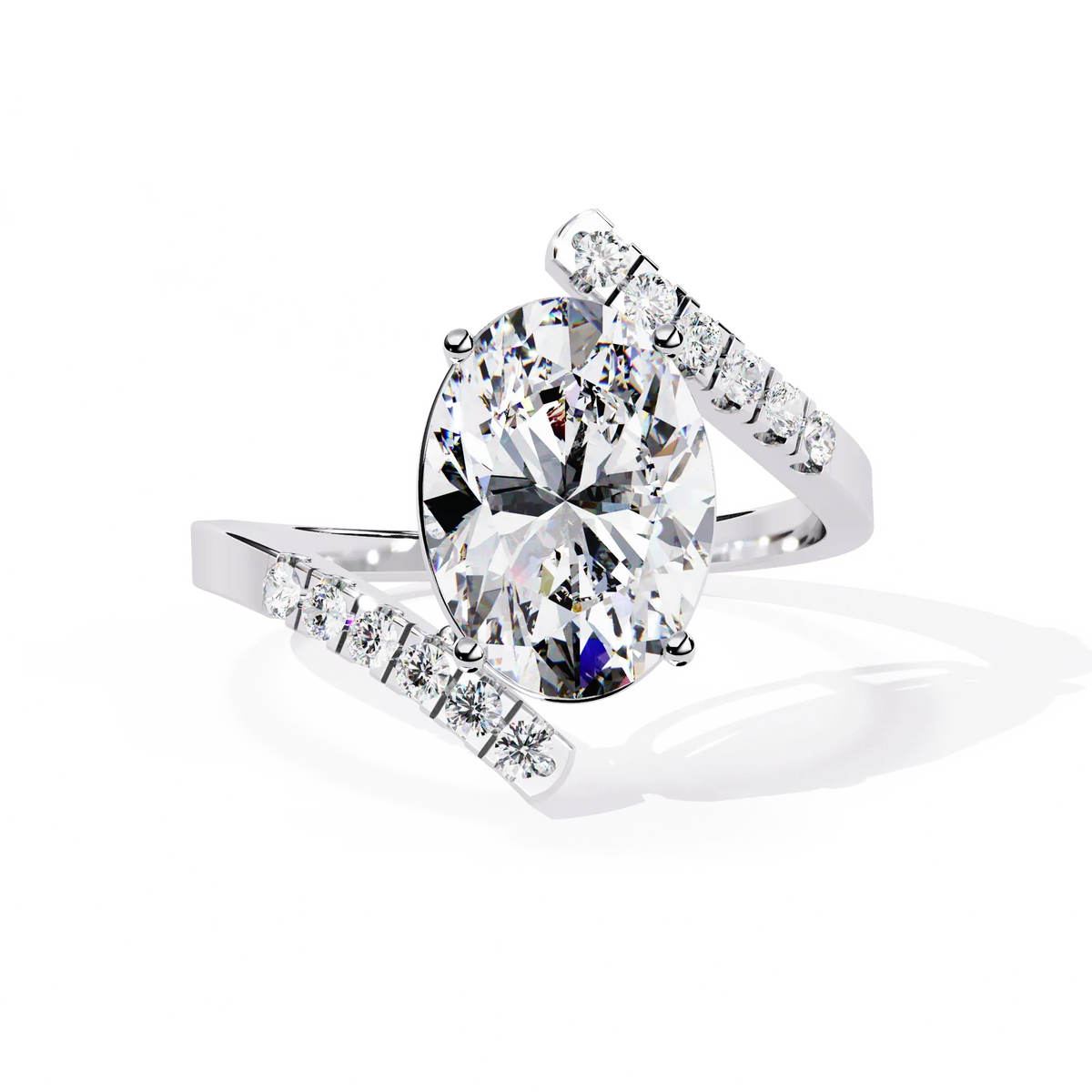 Ophira Arc Bypass Lab Grown Diamond Ring - Ophiratbf