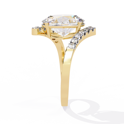Ophira Arc Bypass Lab Grown Diamond Ring