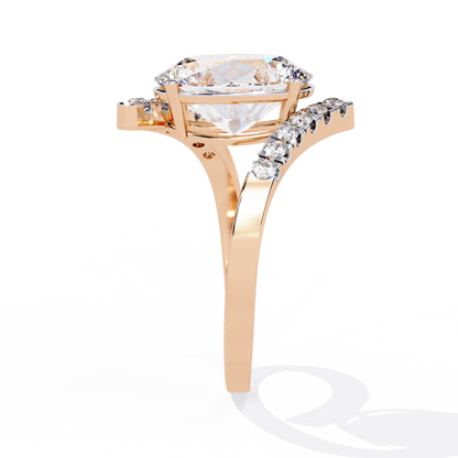 Ophira Arc Bypass Lab Grown Diamond Ring