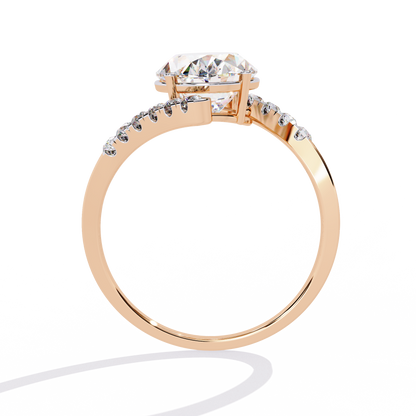 Ophira Arc Bypass Lab Grown Diamond Ring