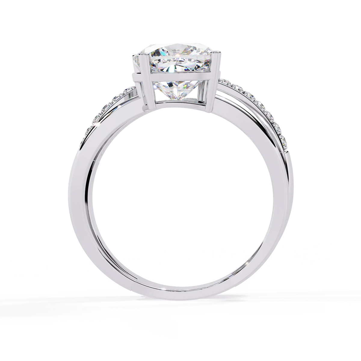 Ascent Cushion Lab Grown Diamond Ring - Ophiratbf