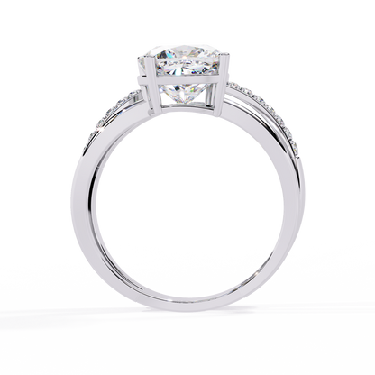 Ascent Cushion Lab Grown Diamond Ring